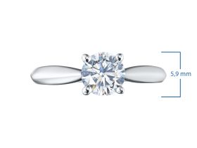 Кольцо из белого золота э0912кц10173100