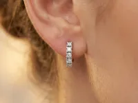 Серьги из белого золота с бриллиантами э4701сг10161600