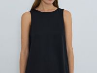 Сатиновый топ, Черный