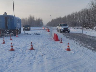 В Якутии на ледовых переправах выставят пункты весового контроля
