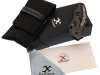 Складной нож Kansept Baba Yaga, сталь CPM 20CV, рукоять титан/карбон