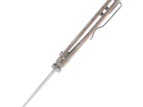 Складной нож Kizer Drop Bear 2, сталь Nitro-V, рукоять микарта, коричневый