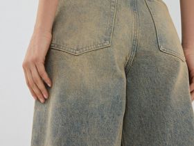 Шорты-бермуды со средней посадкой, Голубой