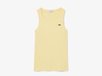 Женская облегающая хлопковая майка Lacoste