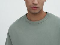 Базовая футболка из хлопка, Зеленый