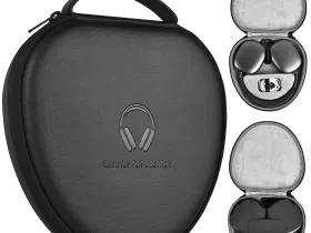 Чехол-сумка WIWU Ultra Thin Smart Case для AirPods Max полиуретан (черный)