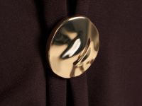 Футболка с брошью, Коричневый