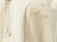 Мужская рубашка Lacoste из смеси хлопка и льна