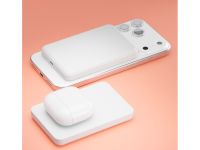 Портативное зарядное устройство VLP LITE Power Snap Qi / MagSafe 5000 мАч Белое