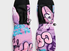 Краги текстильные для девочек