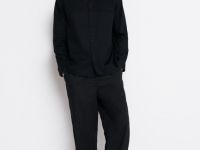 Брюки из тонкого поплина, Черный