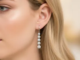 Серьги из белого золота э4712сг11231166_white