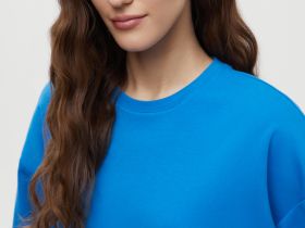 Оверсайз футболка из трикотажного интерлока