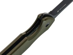 Складной нож Mr.Blade Hellcat Blackwash, сталь VG-10, военный стиль, рукоять Olive G10