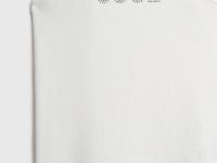 Майка со стразами для девочек, Белый