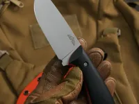 Туристический нож N.C. Custom Crony, сталь AUS-10, рукоять Black/Orange G10