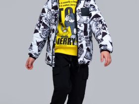 Куртка текстильная с полиуретановым покрытием для мальчиков