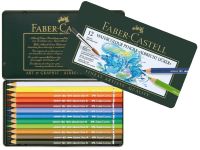 Набор карандашей акварельных Faber-castell "Albrecht Durer" 12 цв проф-ные в металле