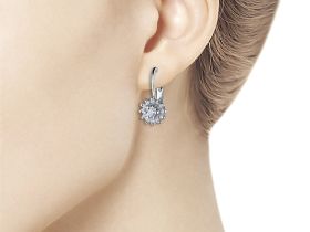 Серьги из белого золота э4712сг04202942_white