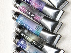 Акрил Super Vision с грануляцией "Acrylic layered" в тубе 8 мл S5 Blue violet