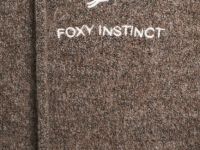 Кардиган на молнии из пряжи с шерстью, Коричневый