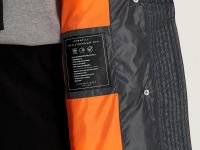 Стеганая утепленная куртка с капюшоном