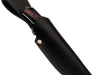 Нож Pocket Wolf Мини Тактик с долом, сталь AUS10Co, рукоять G10, черный с красной вставкой