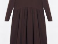 Трикотажное платье с длинным рукавом