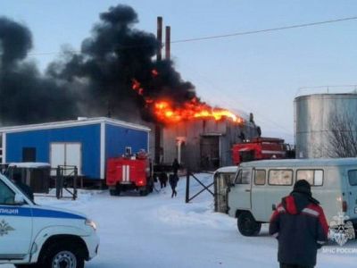 В центральной котельной села Хонуу Якутии произошел пожар