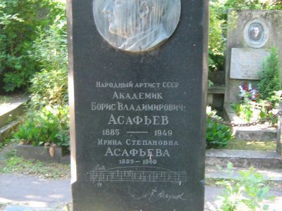 Могила Асафьева Бориса Владимировича (1884-1949)