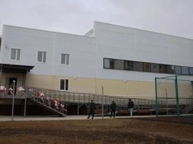 В Мирном открыли новый спортзал Политехнического лицея