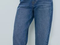 Джинсы Mom fit с высокой посадкой, Синий