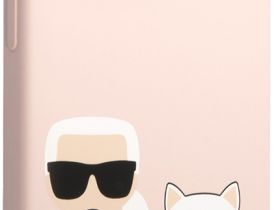 Клип-кейс Karl Lagerfeld & Choupette для Apple iPhone 14 Plus Розовый