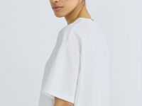Футболка оверсайз из хлопка, Белый