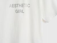 Футболка со стразами для девочек, Белый