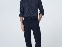 Базовые брюки-чиносы Regular, Синий