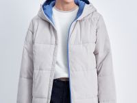 Двусторонняя утепленная куртка прямого кроя