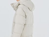 Утеплённая куртка с капюшоном, Бежевый