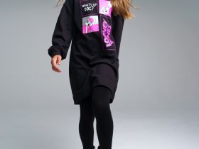 Платье из футера