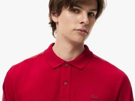 Мужская хлопковая рубашка-поло Lacoste