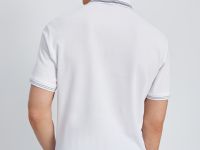 Поло из хлопка с коротким рукавом