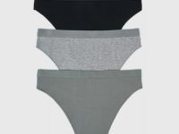 Трусы-брифы, 3 шт., Зеленый