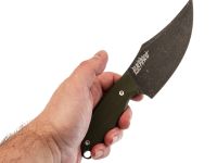 Нож Barmaley Knives Пьеро BW, сталь AUS-10Co, рукоять G10, хаки