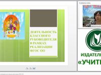 Деятельность классного руководителя в рамках реализации ФГОС ОО