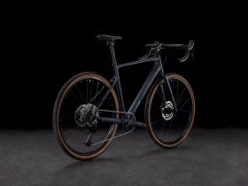 Шоссейный велосипед Cube Nuroad Pro, год 2025, цвет Голубой-Черный, ростовка 21