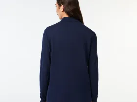 Мужское поло Lacoste L.12.21 классического кроя с длинным рукавом