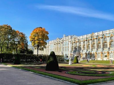 Пушкин (Екатерининский дворец с янтарной комнатой) +Царскосельский лицей