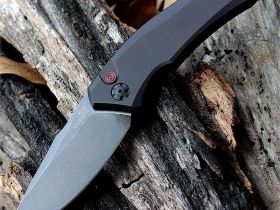 Полуавтоматический складной нож Kershaw Launch 1, сталь Crucible CPM® 154, рукоять анодированный алюминий, чёрный