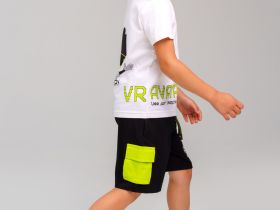 Комплект трикотажный для мальчиков: фуфайка (футболка), шорты