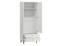 Распашной шкаф Лэтти 2-70x190 Белый